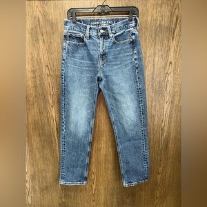 Women’s American Eagle Super High Rise Ankle Straight Stretch Size 4